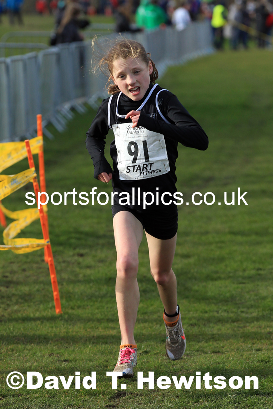 Girls under-15s 2022 Northern Cross Country Champs., Pontefract. Photo: David T. Hewitson/Sports for All Pics